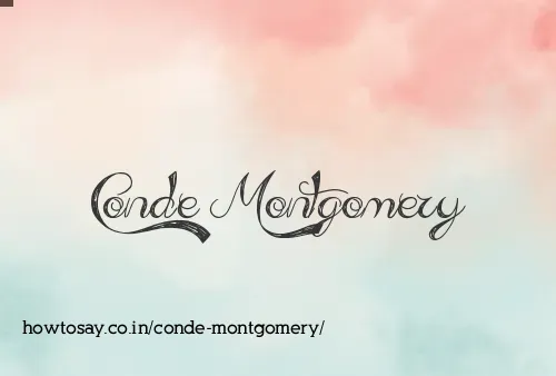 Conde Montgomery
