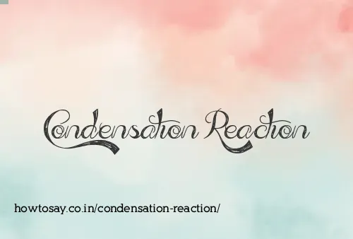 Condensation Reaction