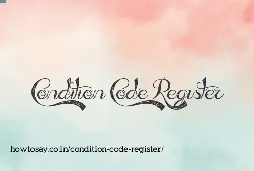 Condition Code Register