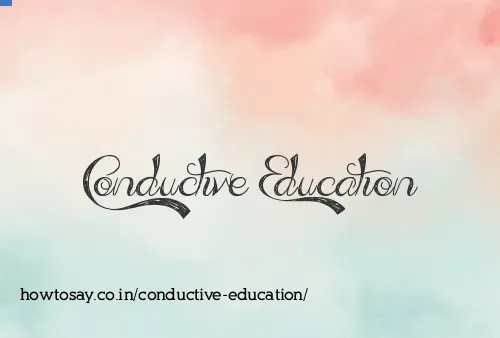 Conductive Education