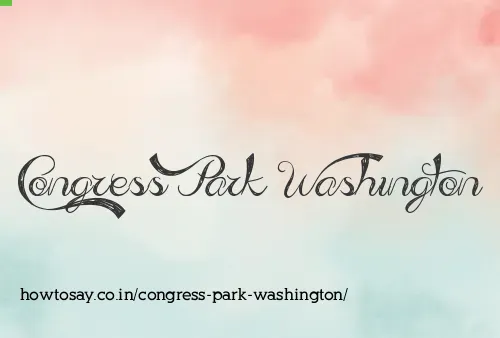 Congress Park Washington