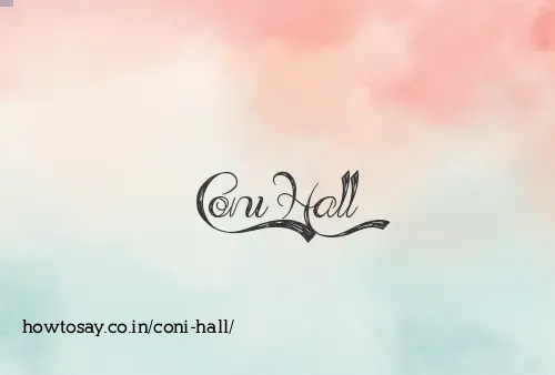 Coni Hall