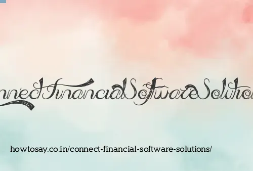 Connect Financial Software Solutions