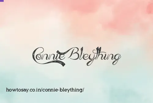 Connie Bleything