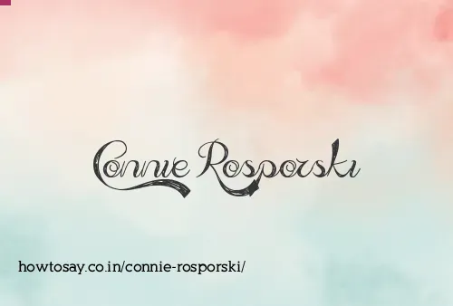 Connie Rosporski
