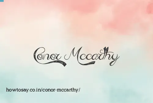 Conor Mccarthy