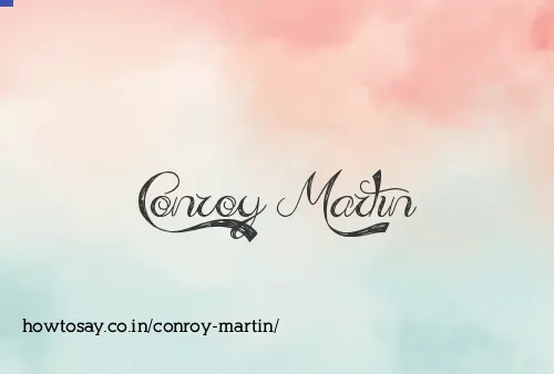 Conroy Martin