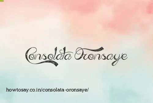 Consolata Oronsaye