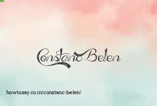 Constanc Belen