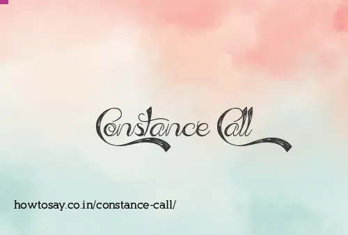 Constance Call