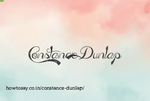Constance Dunlap