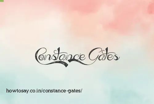 Constance Gates