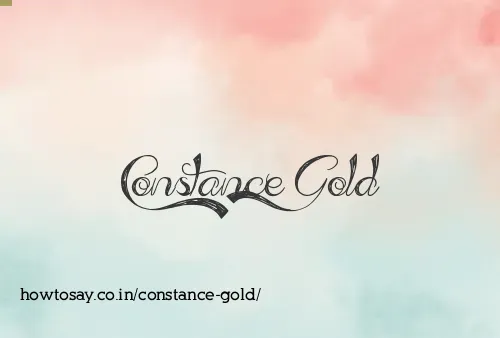 Constance Gold