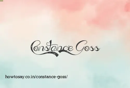 Constance Goss