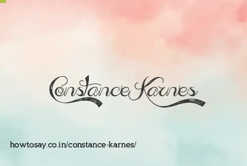 Constance Karnes