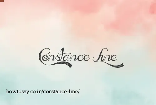 Constance Line