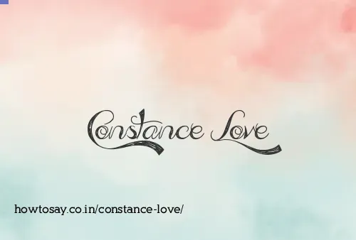 Constance Love
