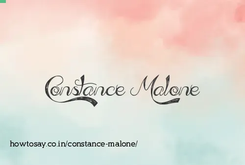 Constance Malone