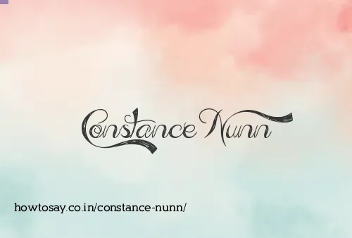 Constance Nunn