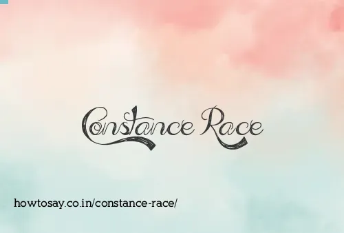 Constance Race