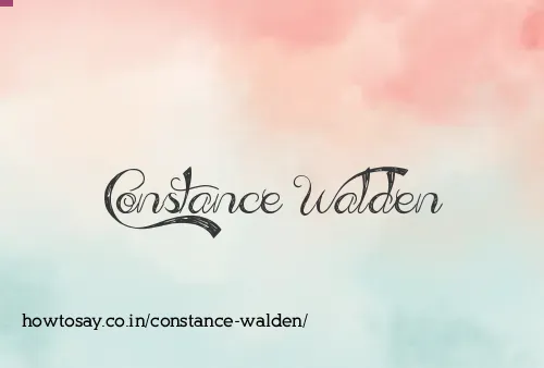 Constance Walden