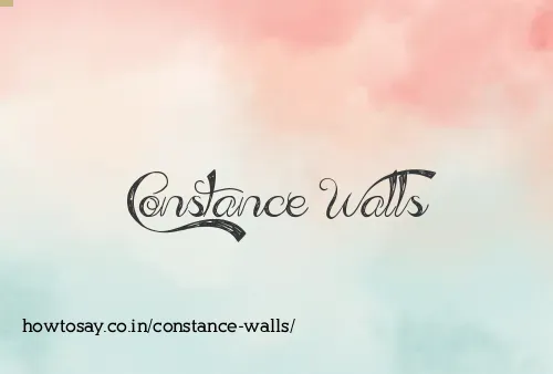 Constance Walls