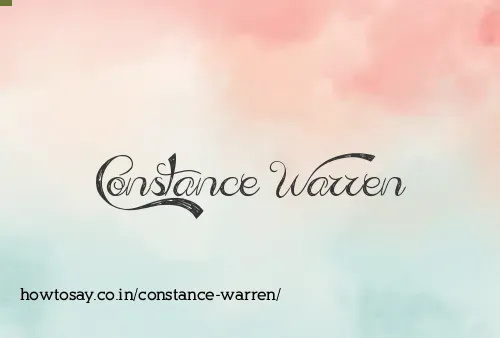 Constance Warren