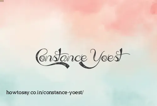 Constance Yoest