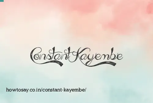 Constant Kayembe