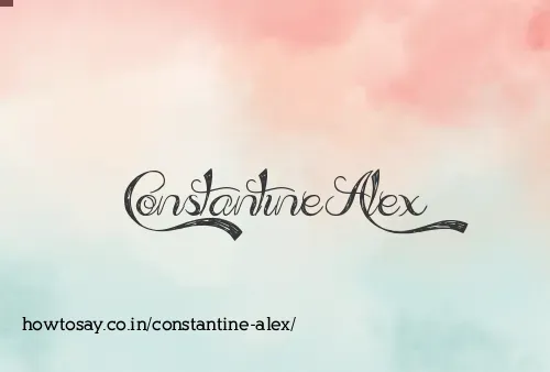 Constantine Alex