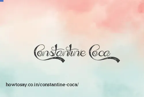 Constantine Coca