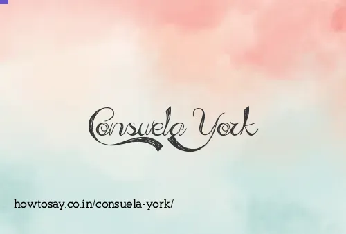 Consuela York