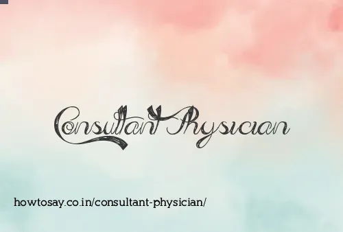 Consultant Physician