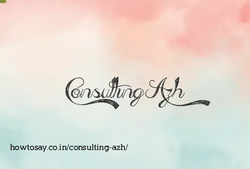 Consulting Azh