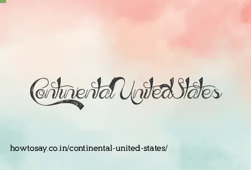 Continental United States