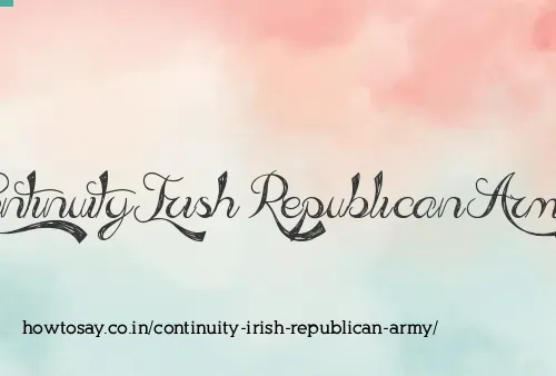 Continuity Irish Republican Army