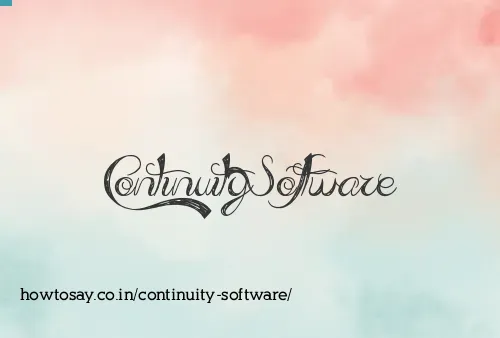 Continuity Software