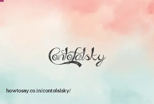 Contofalsky