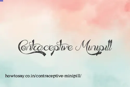 Contraceptive Minipill