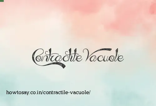 Contractile Vacuole