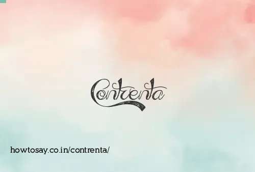 Contrenta