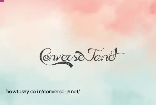 Converse Janet