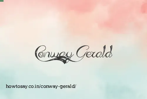 Conway Gerald