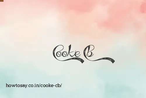 Cooke Cb