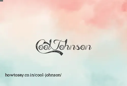 Cool Johnson