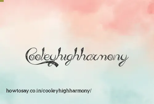 Cooleyhighharmony