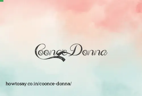 Coonce Donna