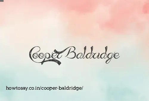Cooper Baldridge