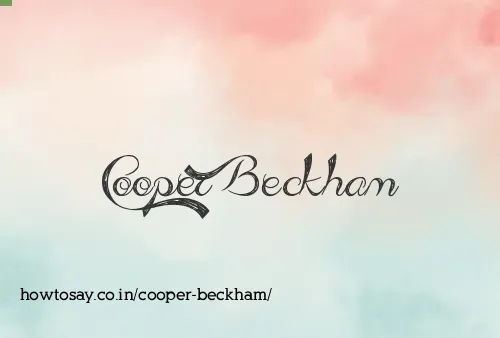 Cooper Beckham