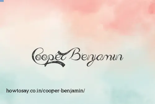 Cooper Benjamin